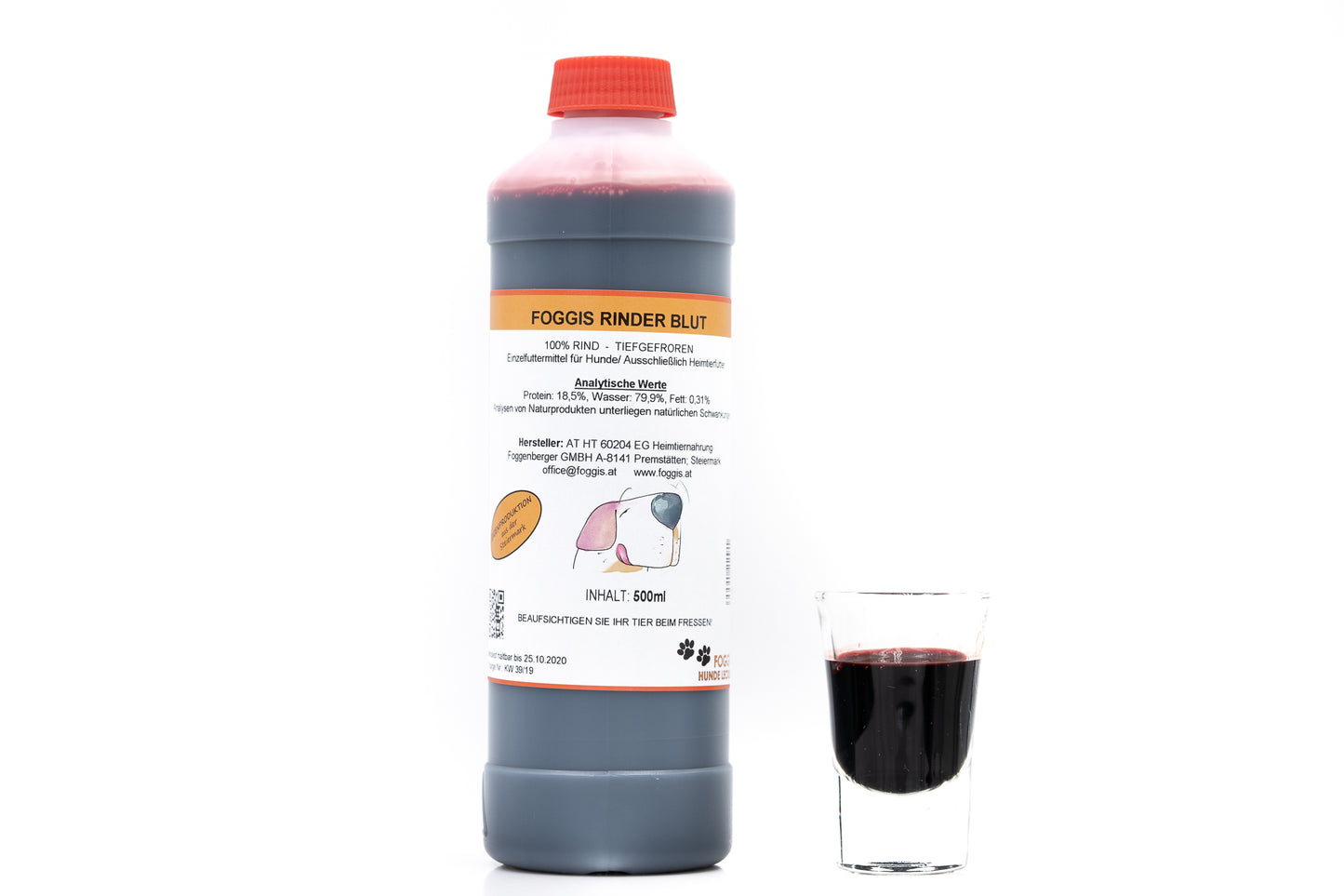 Rinder Blut 500ml