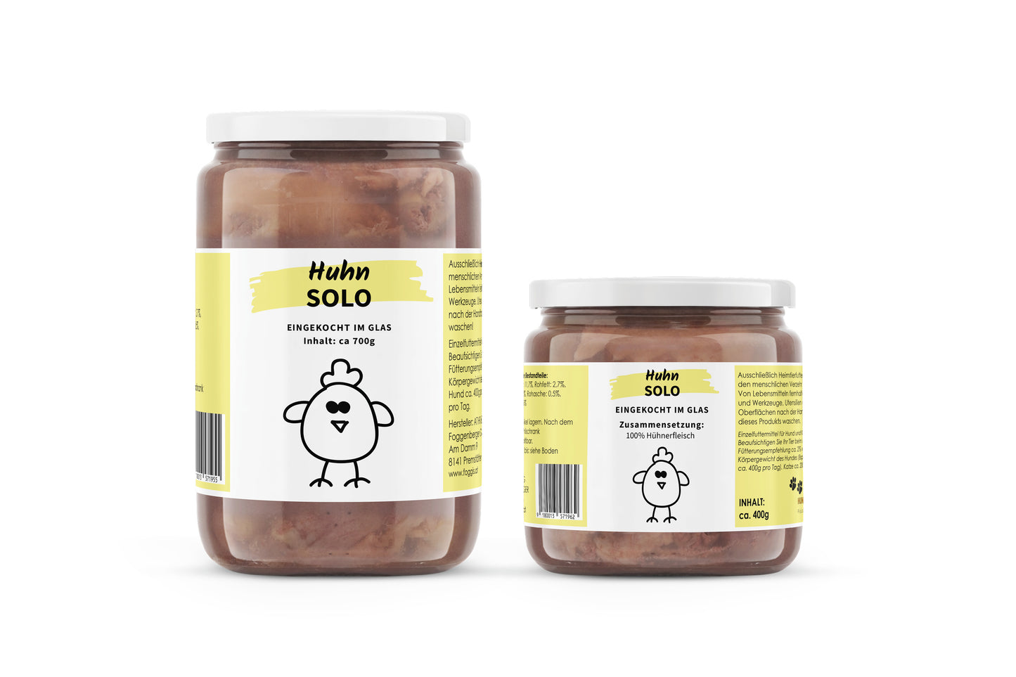 Huhn Solo im Glas 400ml/700ml