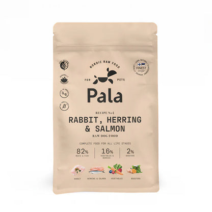 Pala Kaninchen, Hering und Lachs 100g